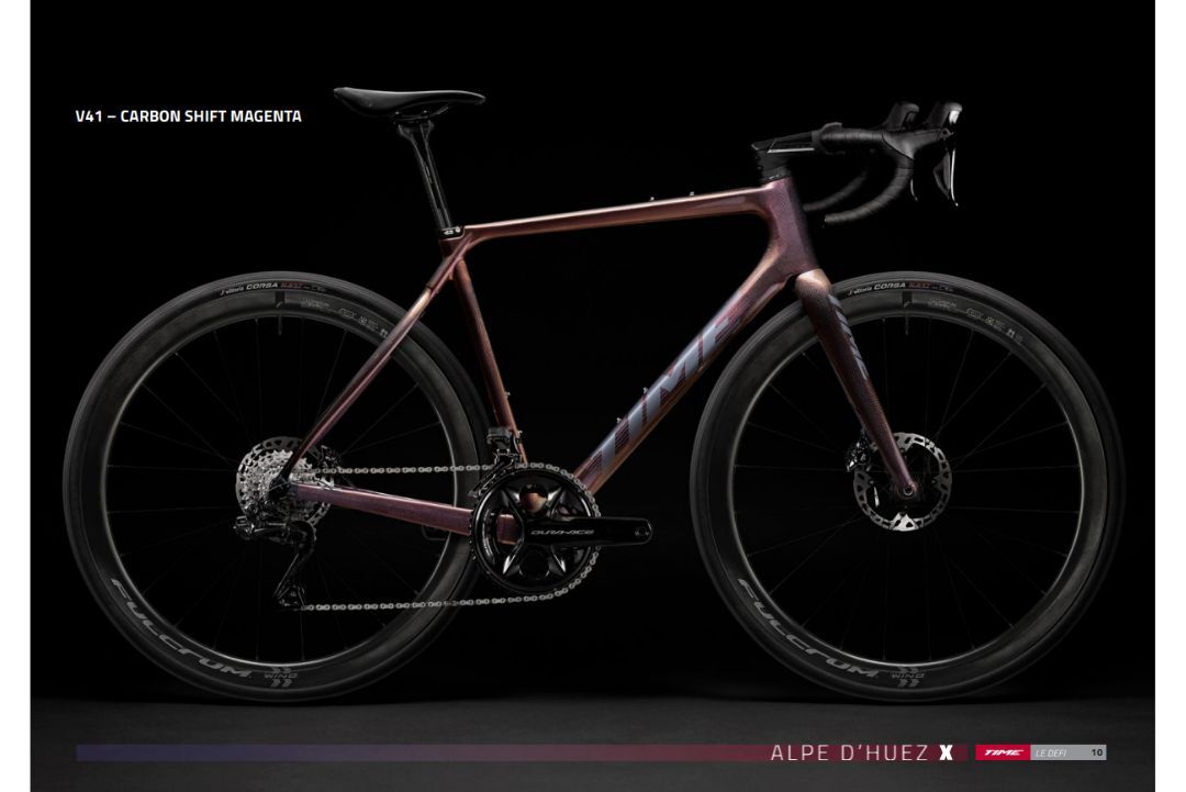 TIME Alpe D'Huez X Carbon Shift Magenta (V41) Road Frameset