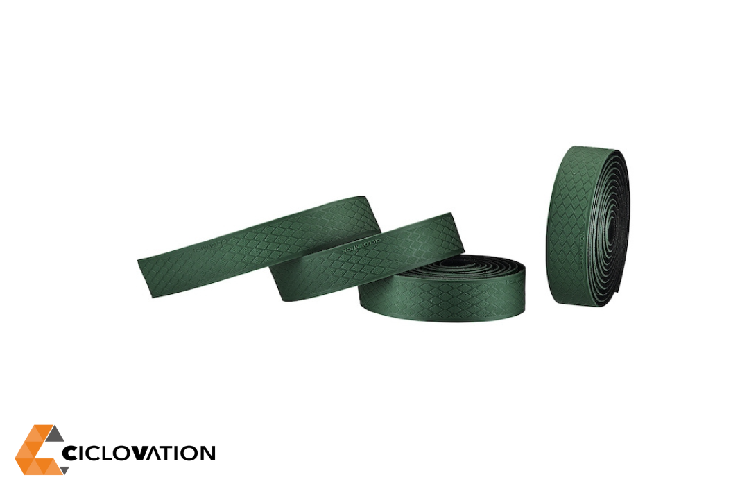 Ciclovation Advanced Grind Touch Diamond GXL Bar Tape - Racing Green