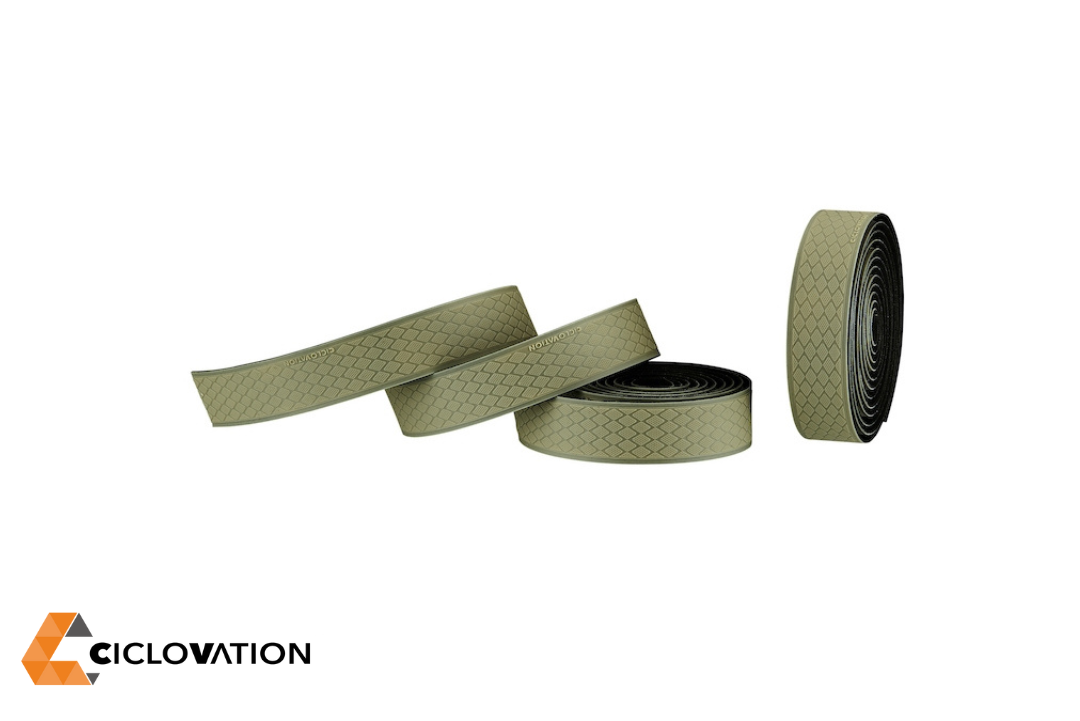 Ciclovation Advanced Grind Touch Diamond GXL Bar Tape - Natural Khaki