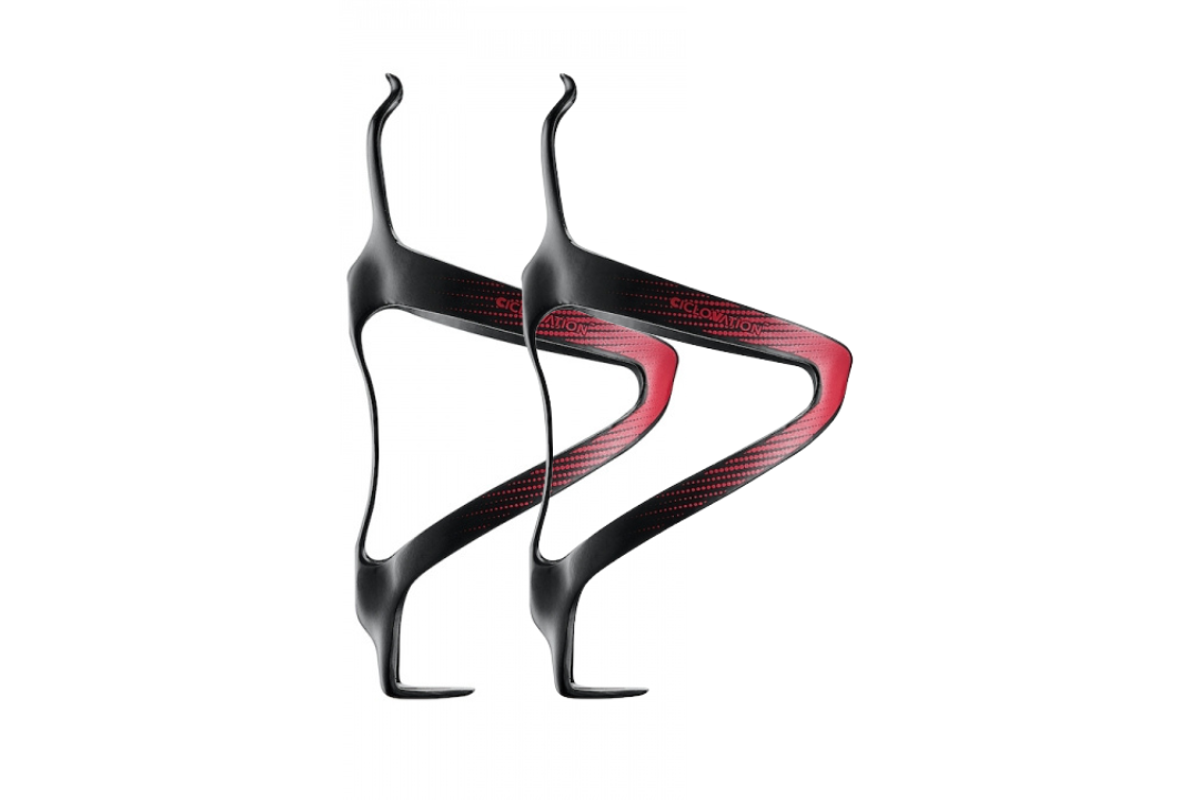 Ciclovation Premium Carbon Bottle Cages - Brilliant Red (Pair)