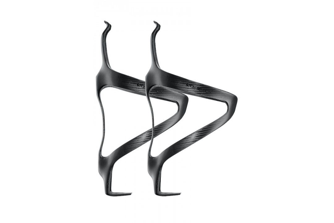 Ciclovation Premium Carbon Bottle Cages - Jet Black (Pair)