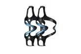 Ciclovation Premium Carbon Bottle Cages - Diamond Blue (Pair)