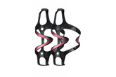 Ciclovation Premium Carbon Bottle Cages - Diamond Red (Pair)