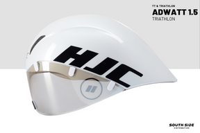 HJC ADWATT 1.5 Aero MT White Helmet AUS/NZ