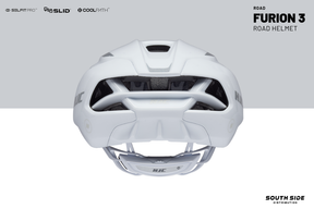 HJC FURION 3 White Hollogram Road Helmet