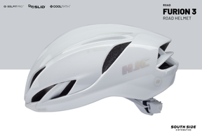 HJC FURION 3 White Hollogram Road Helmet