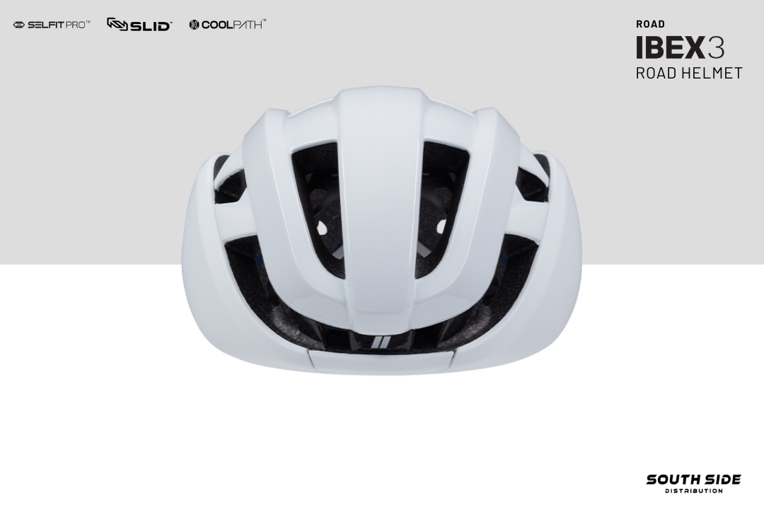 HJC IBEX 3 MT GL White Road Helmet