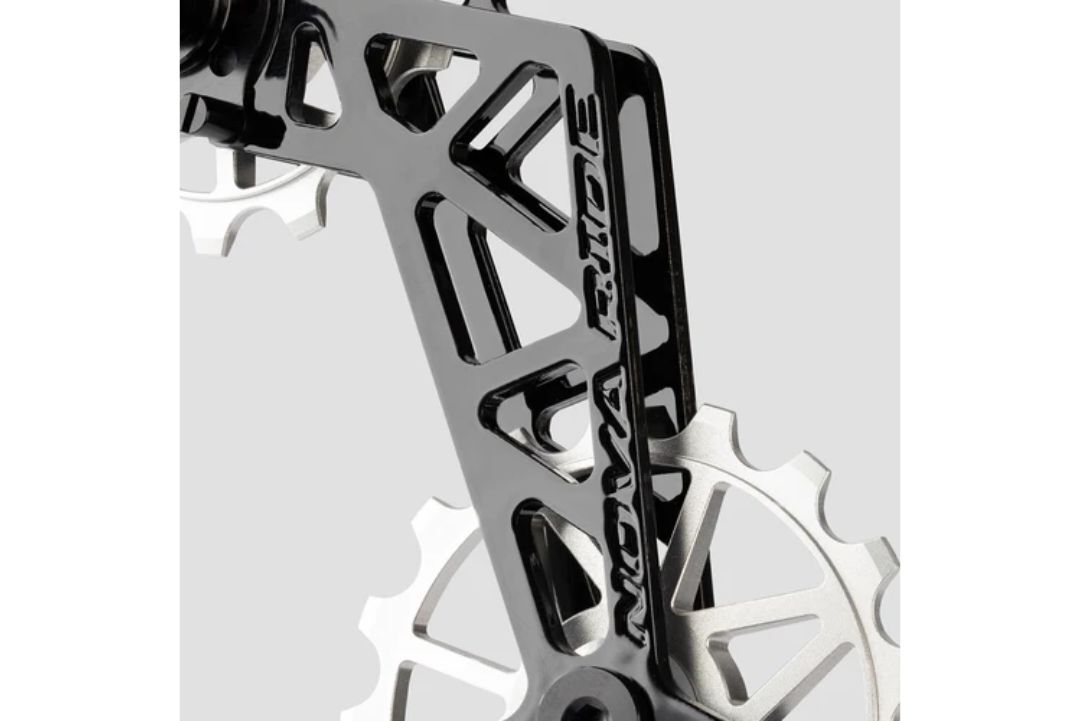 Nova Ride Limited Addition Carbon Ceramic Derailleur Cage - Shimano Dura-Ace / Ultegra 12 Speed Black