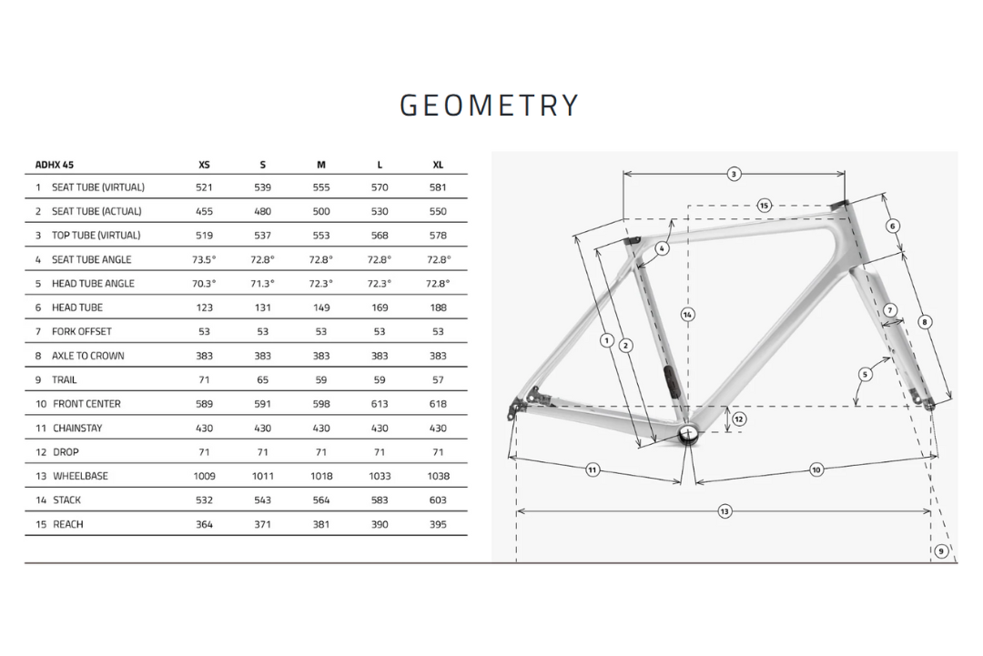 TIME ADHX 45 Siva Grey Gravel Frameset